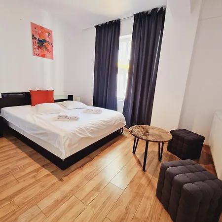 Apartmán Ultracentral 5* Boutique Style Apartment. Brand New. 2 Rooms. Spacious. Free Parking Kluž